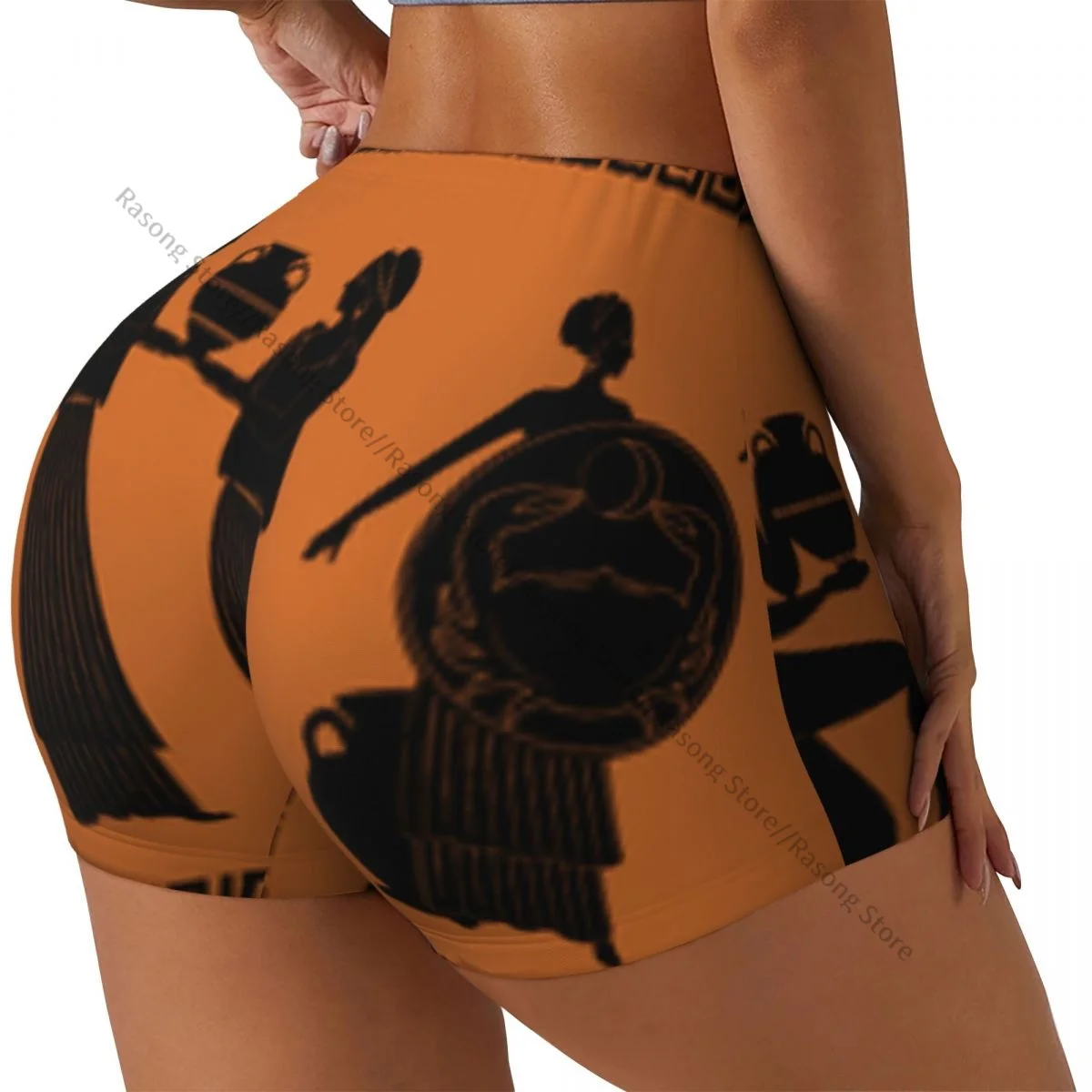 

Короткие эластичные шорты с эффектом пуш-ап, первые шесть знаков зодиака, мифы древнегреции, спортивные шорты, женская одежда, тренажерный зал