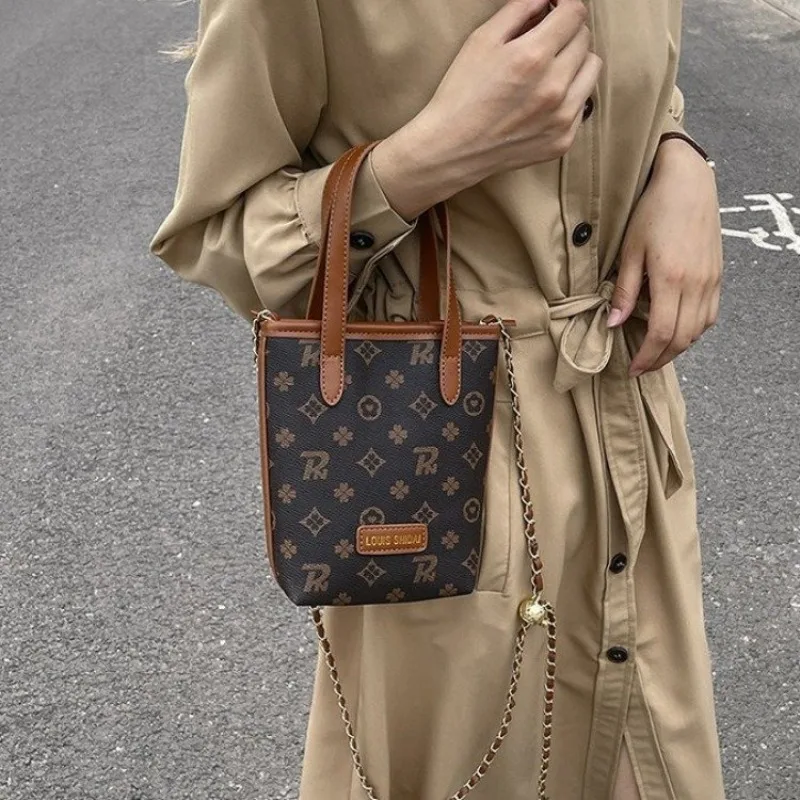 

Готовая женская сумка через плечо большой вместимости с винтажным дизайном и простая повседневная элегантная сумка