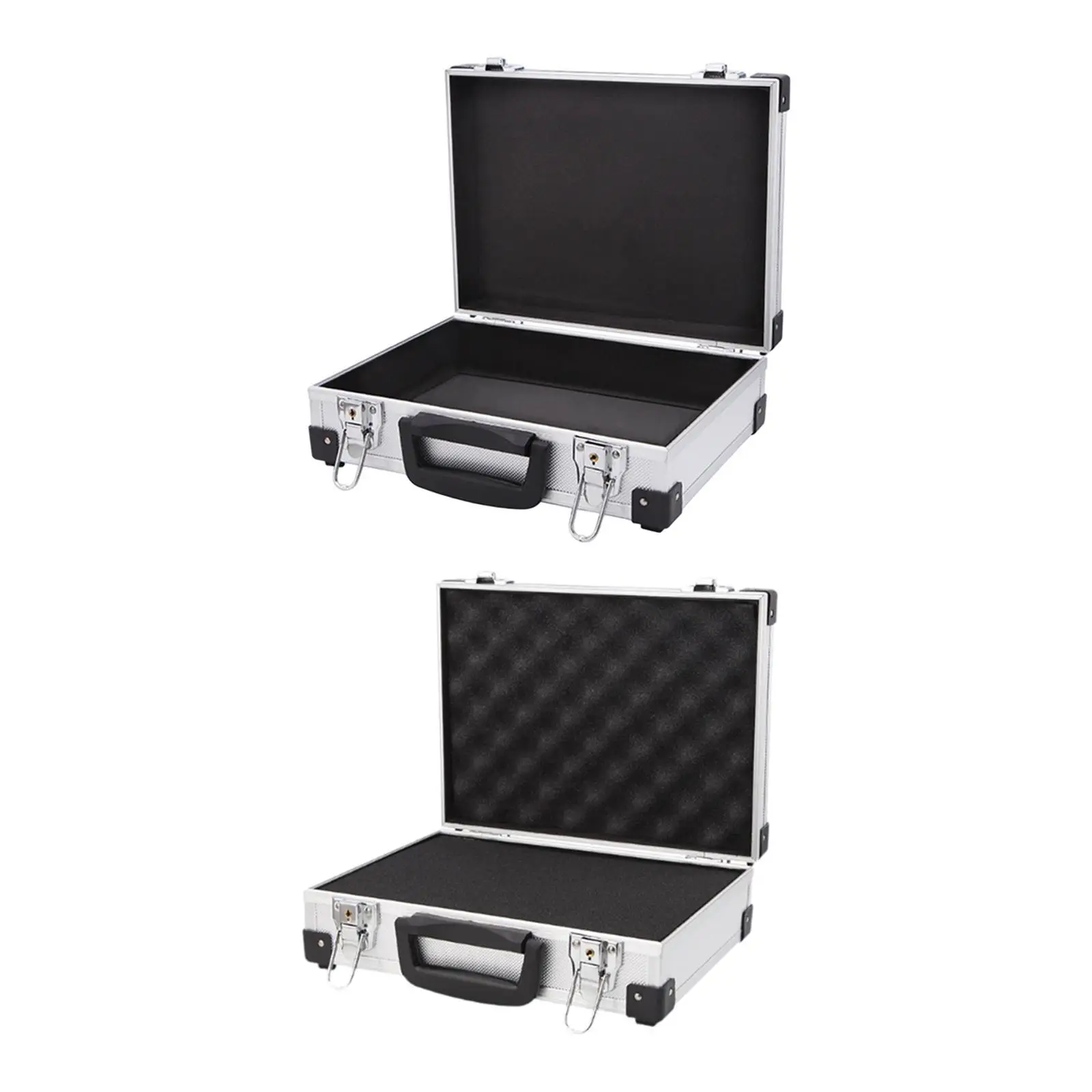 Aluminum Alloy Toolbox Secure Document Storage Box for Travel Men Equiment