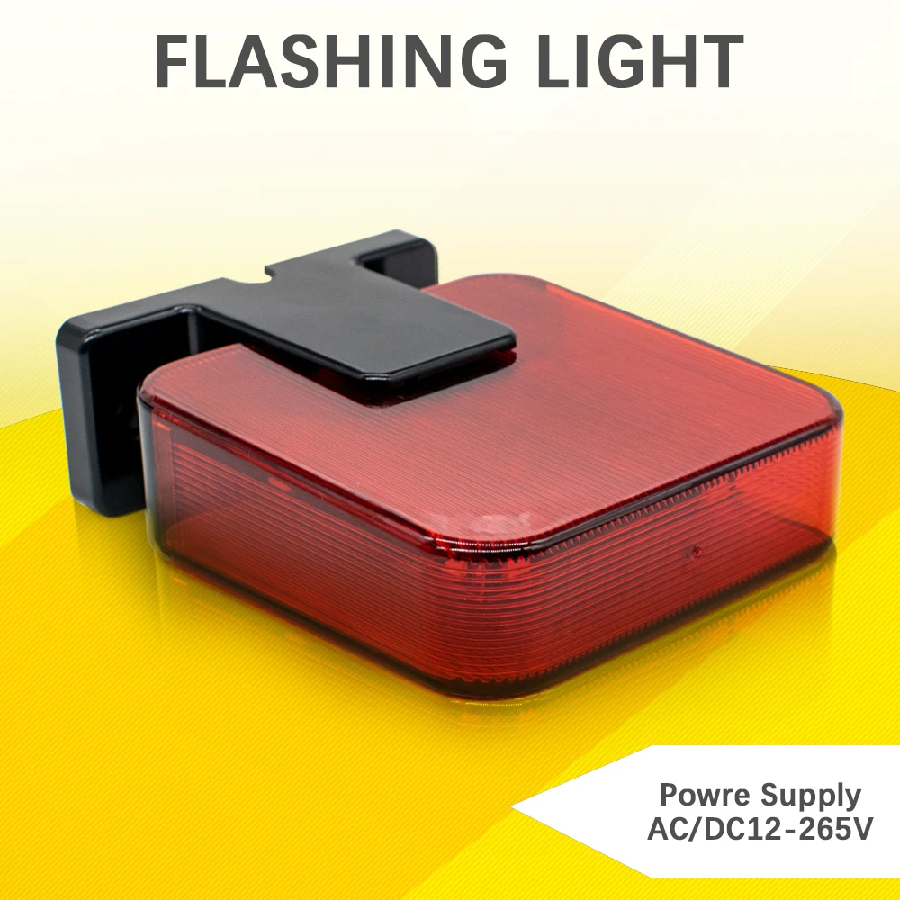 

Universal Wall-Mount Outdoor LED Strobe Light 12V 24V 220V Flashing Warning Alarm Lamp for Emergency Signal