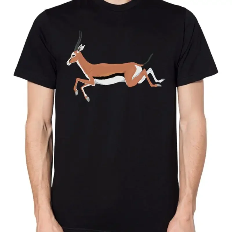 Antelope Jumping T Shirt Mens Ladies Top