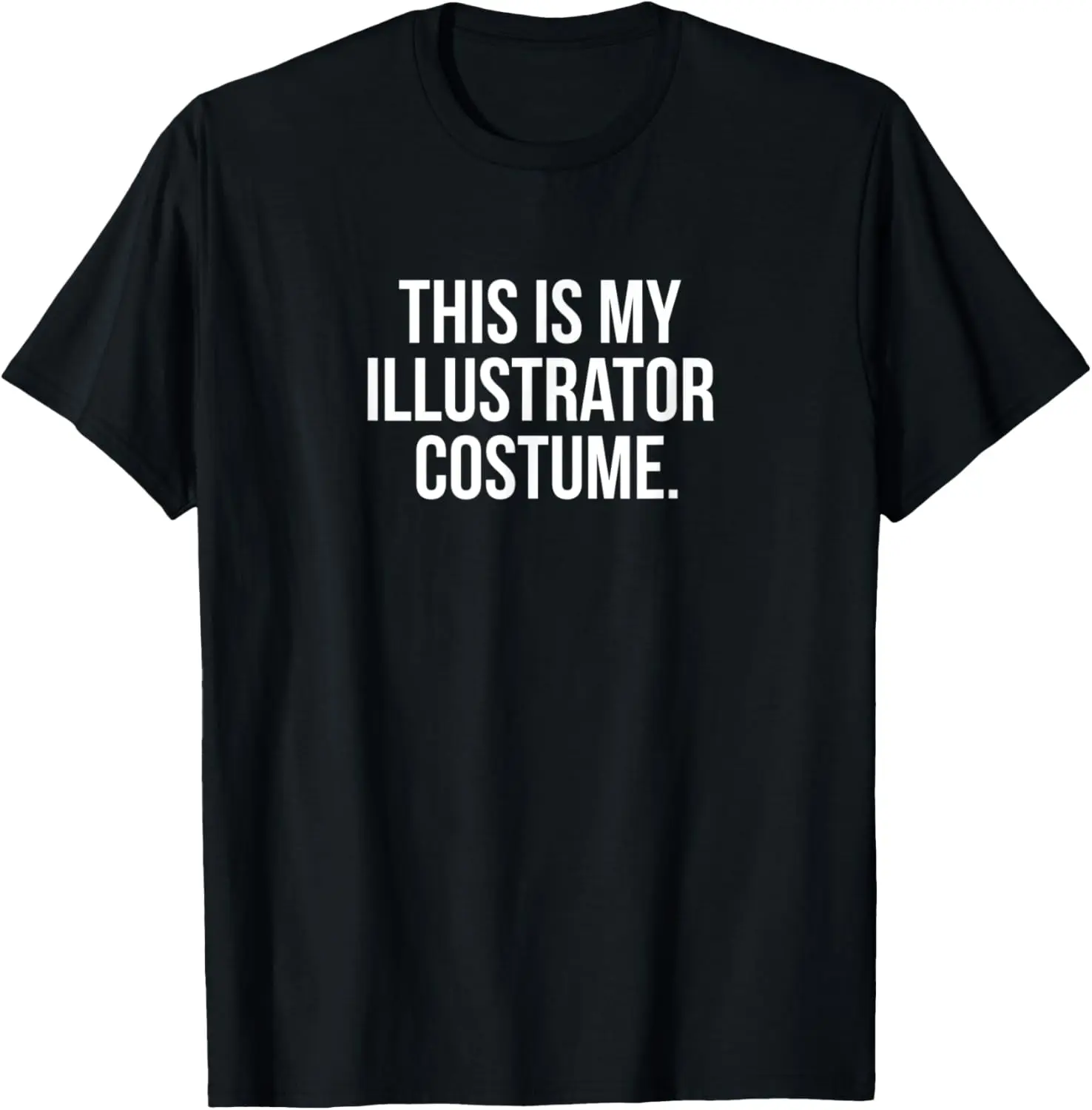 

This Is My Illustrator Costume Funny Halloween T-Shirt