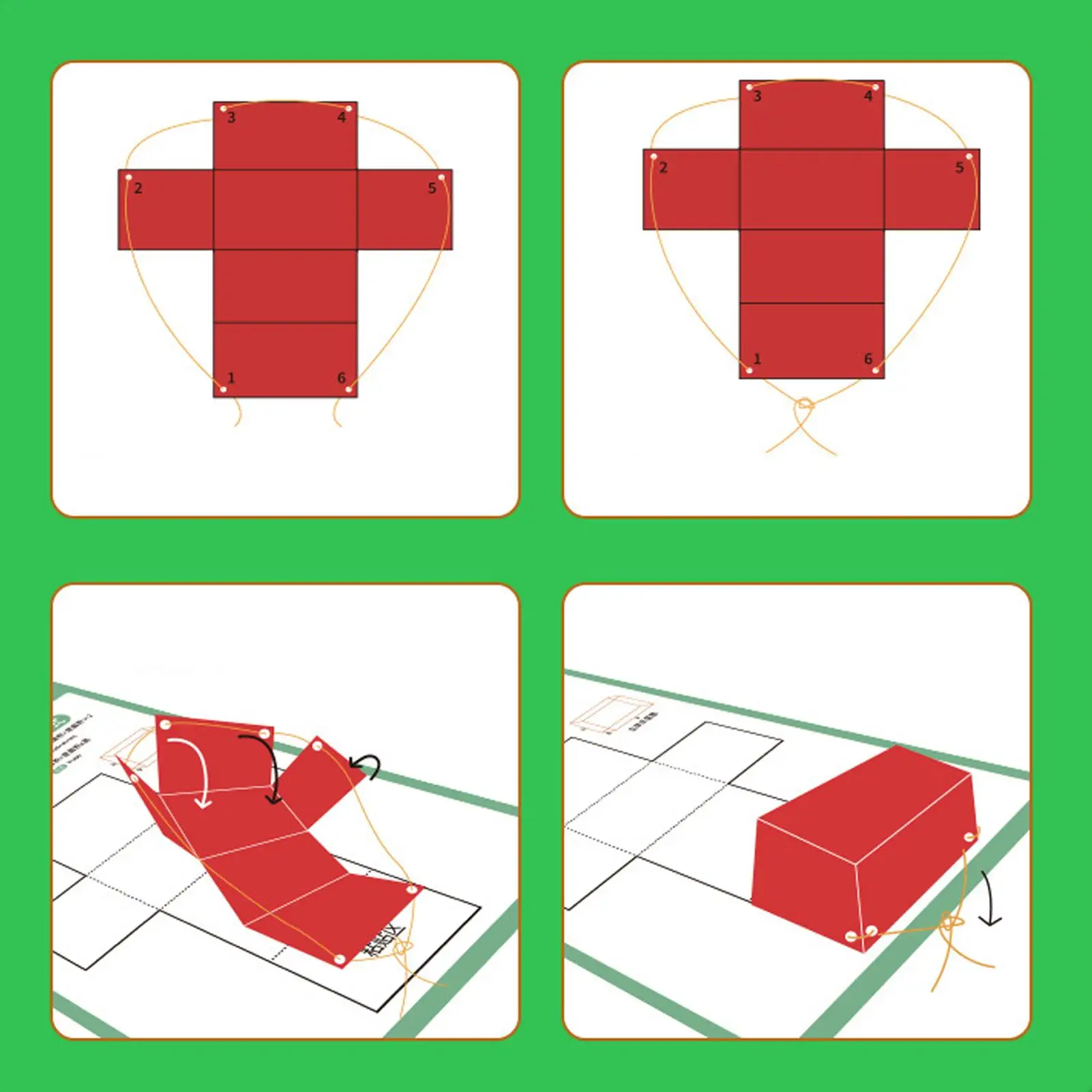 Livre de géométrie pour enfants, ficelle de traction, livre de géométrie 3D pour enfants, aide pédagogique interactive pour enfants et adolescents en bas âge