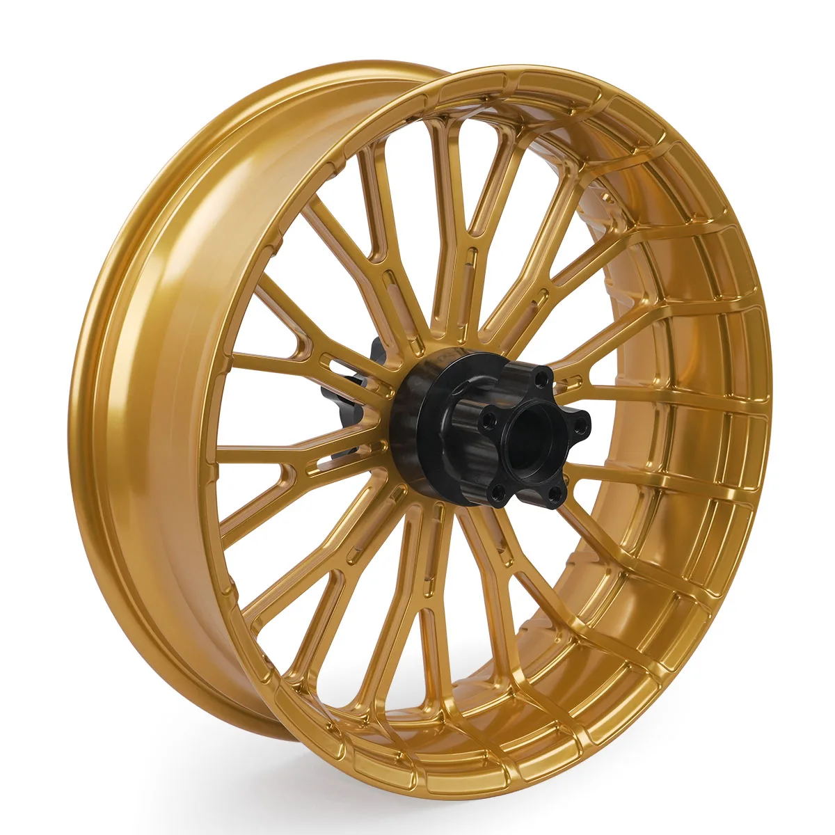 Condition New Gold Aluminum Alloy Motorcycle Wheels Rim Accessories Front Rear Wheel Fit for Harley 13-later FXSB FXSBSE Models
