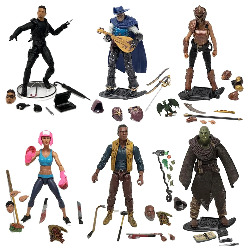 Boss Fight Toys Antonia Avilles/Jean Brothers/Singh Pirate/Kraken/Malavar Quell Bard/Darsalk/Ghariala figura de acción de 4 pulgadas 1:18