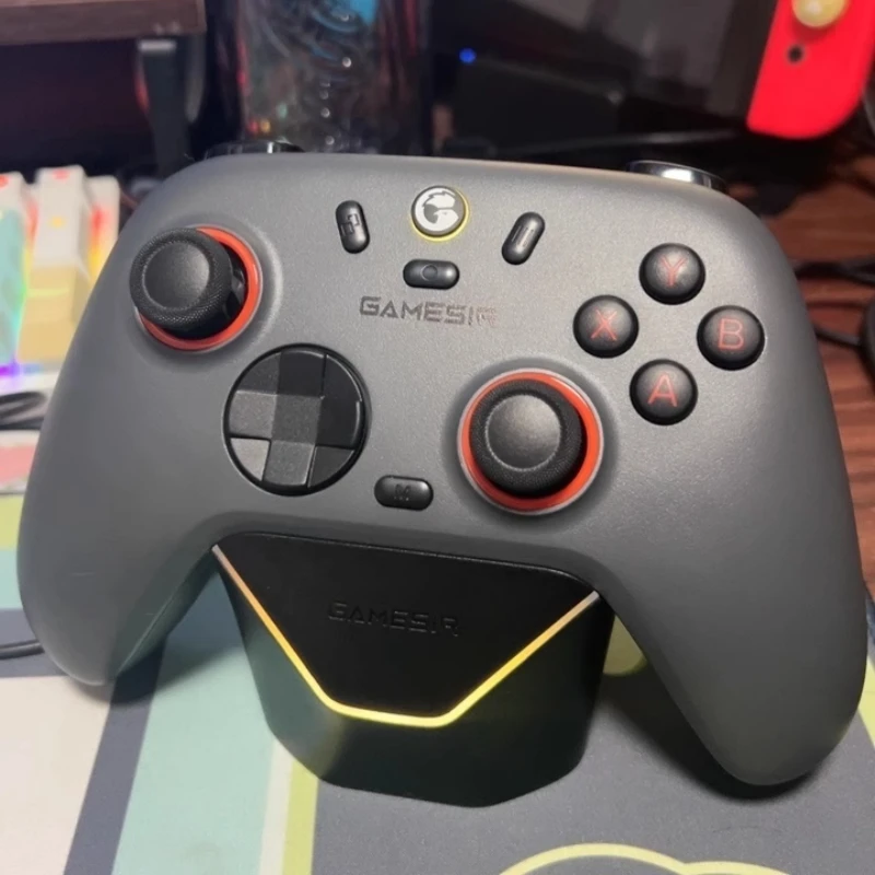 

Беспроводной игровой контроллер Gesii для ПК, Android, паровой режим Xbox, боевой перекрестный ключ, переключатель с поддержкой Bluetooth, 2 ручки, двойной шок