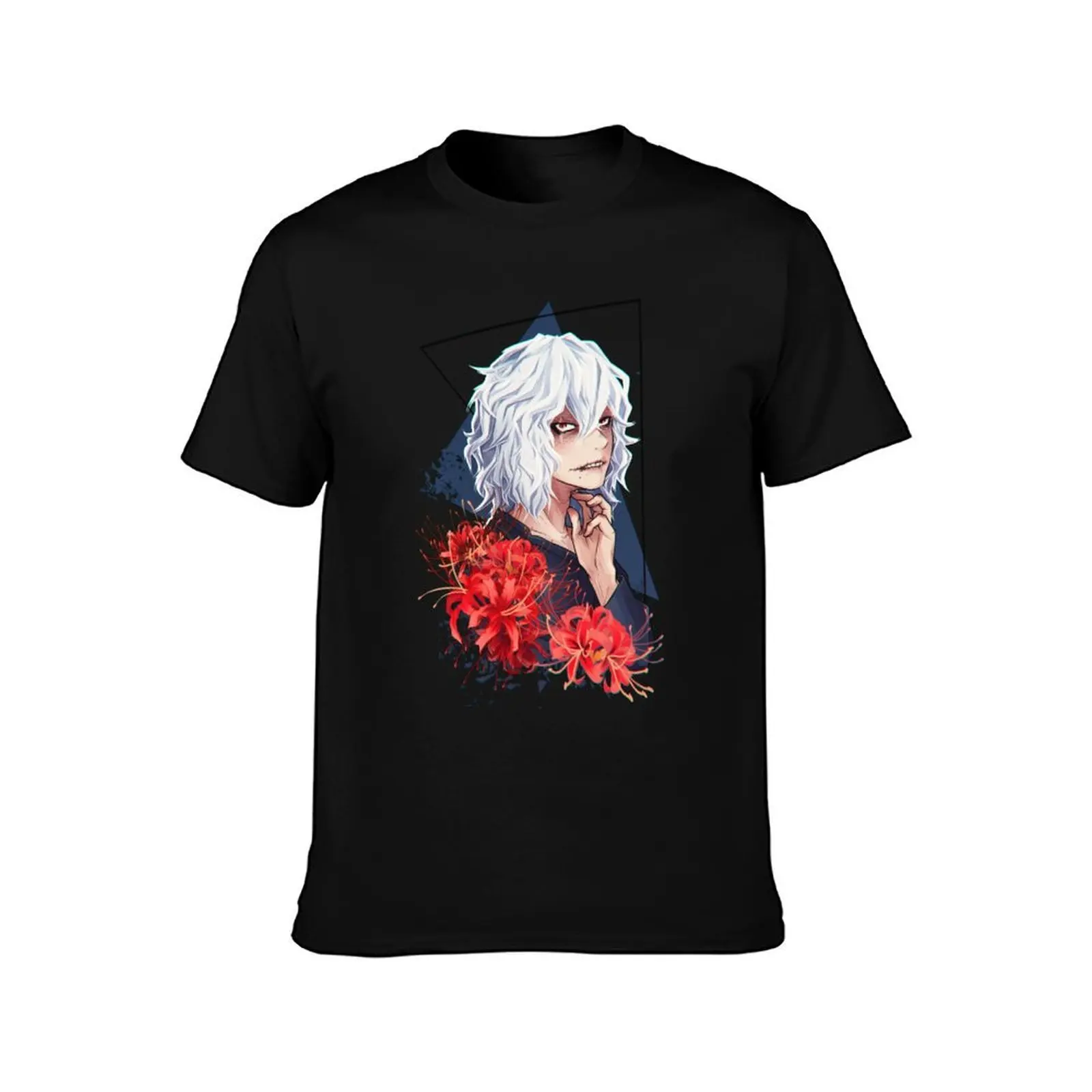 Lycoris T-Shirt, Summer Casual Cotton Tee, Oversized Streetwear Tops, Vintage Graphic Print, Loose Fit Short Sleeve, 100% Cotton