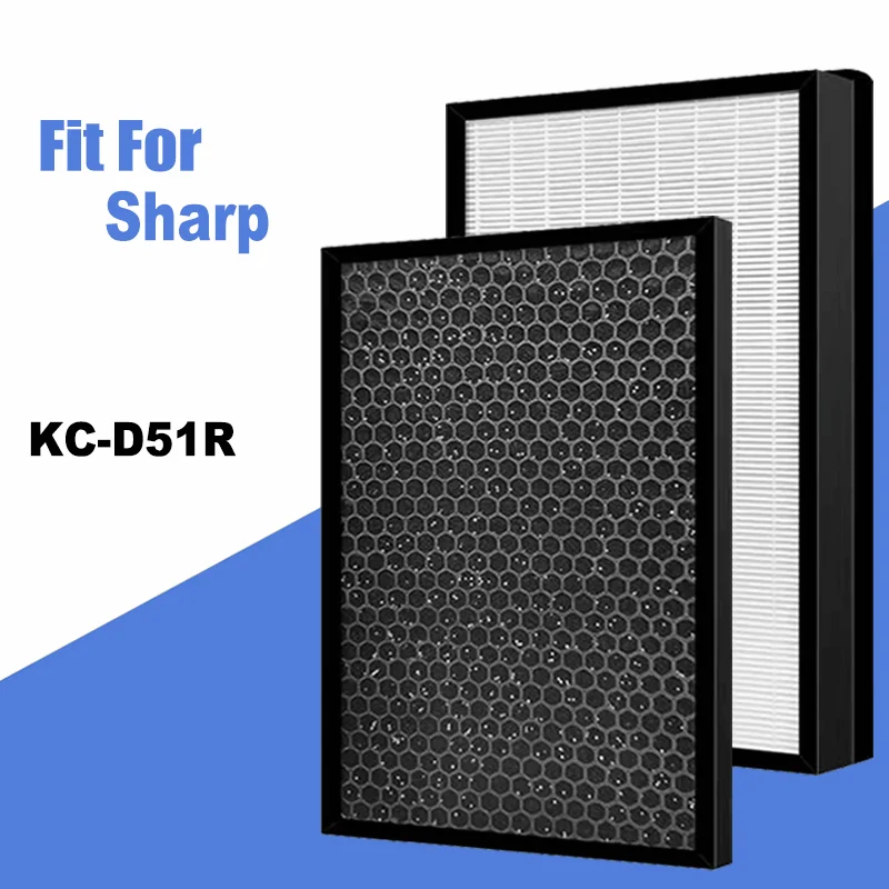 Hepa Filter FZ-D40HFE Deodorizing Filter FZ-D40DFE And Humidifying Filter FZ-A61MFR for Sharp KC-D51R