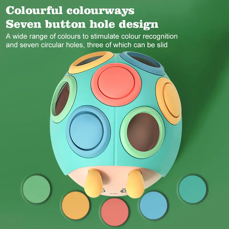 Children's puzzle early education fine hand movements grabbing ball baby's finger pressing practice digging hole ball ﻿