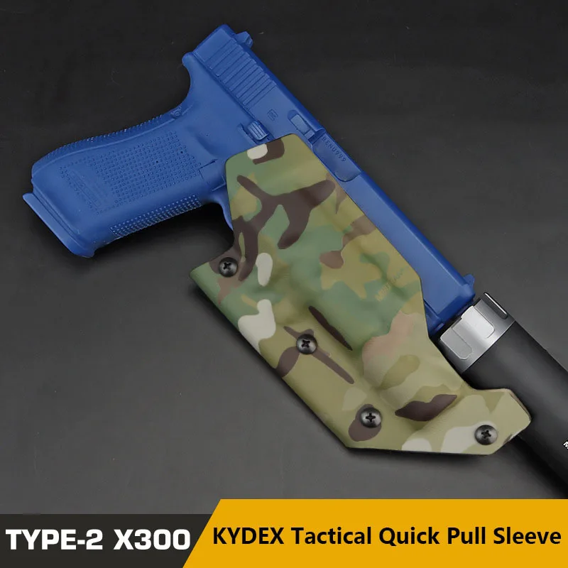 Airsoft Tactical Pistol Holster X300 Light Special Quick Pull Sleeve For Beretta M9 CZP-01 SP-01 P-07/09 FN FNX-45 509 FNX