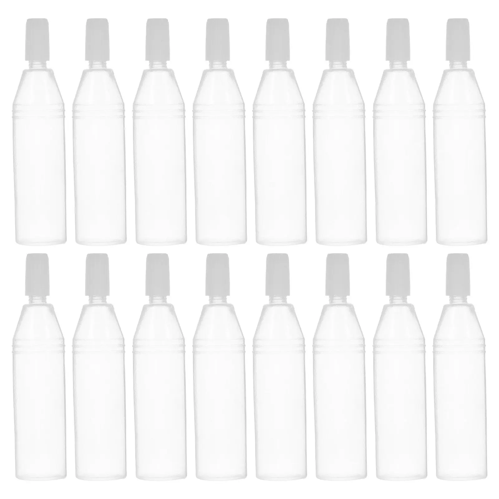 

100Pcs Small Travel Bottles for Liquids 10Ml Empty Plastic Dropper Bottles with Dropper Cap Transparent Body Ideal for Essential