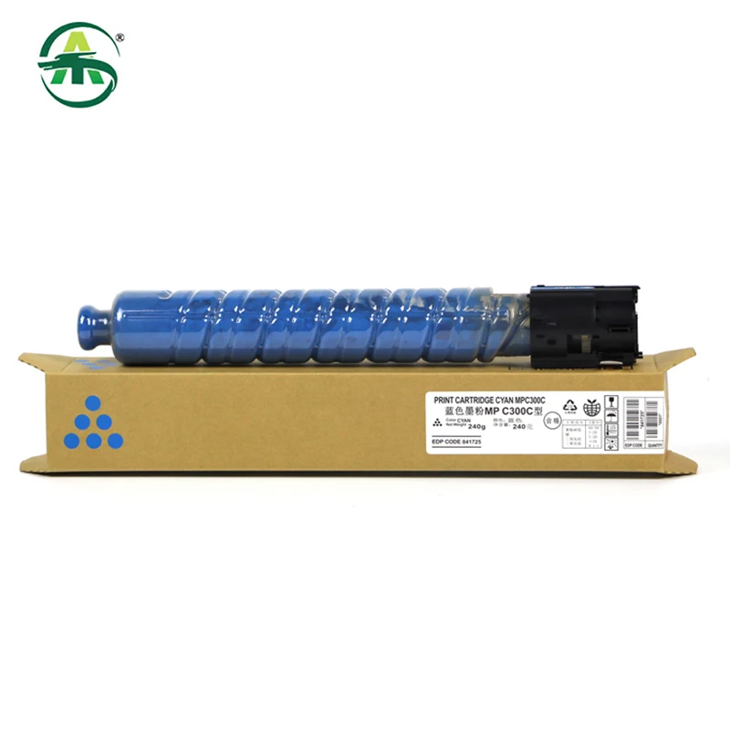 Cartucho de tóner MPC300 para Ricoh Aficio MPC300 400 401 MPC400 MPC401 CMYK210g, suministros de copiadora compatibles con polvo de tóner, 4 unidades/juego