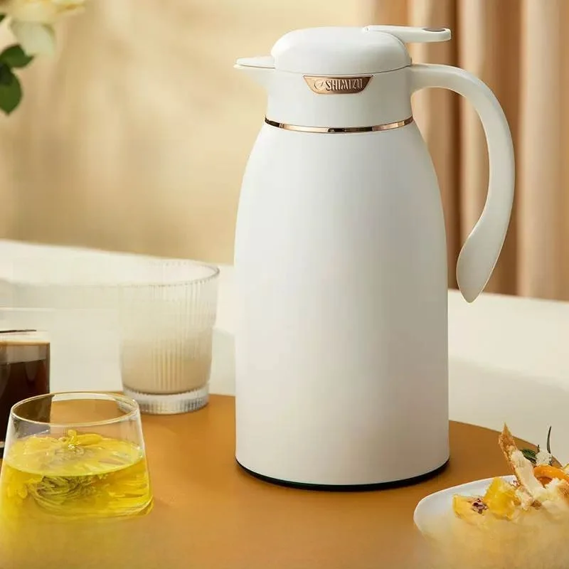 

Large Capaci Thermal Flask Office Student Thermal Water Pot Home Use Hot Water Bottle Modern Simple Sle PP Glass Inner Tank