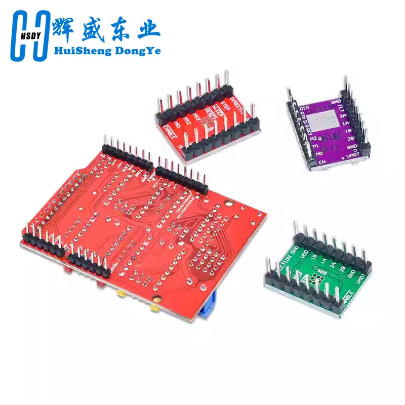 CNC Shield V3 Maszyna do grawerowania / Drukarka 3D / + 4 szt. A4988 / 4 szt. Sterownik silnika krokowego DRV8825 dla Arduino — zdjęcie produktu 6