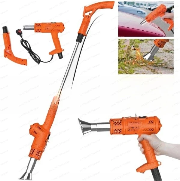 Electric Weed Burner,Multifunctional Grass Burning Torch with Long Handle for Garden & Farm Use,Flamethrower for Outdoor Weeding