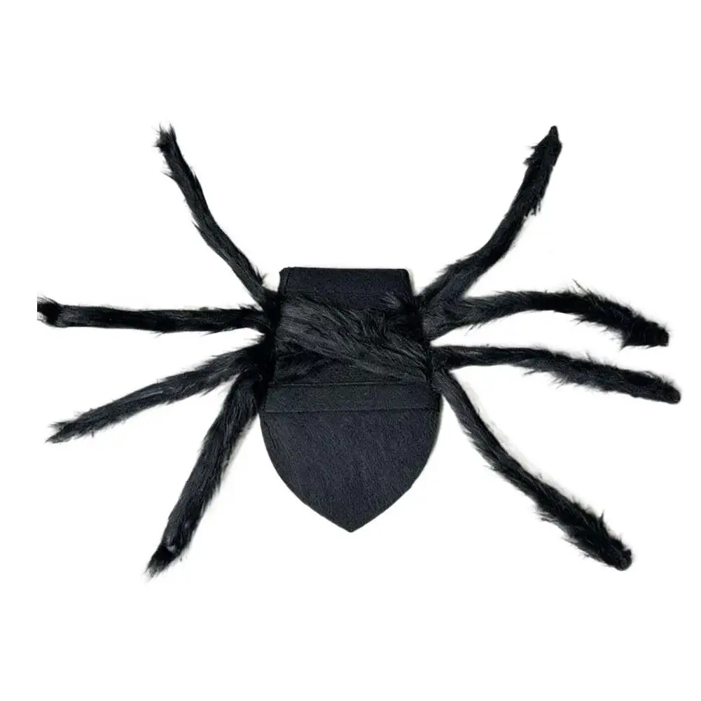 Haustier-Spinnenkostüm für Halloween, realistisches, pelziges Kostüm für Hunde und Katzen, lustiges Party-Outfit, bequeme Passform für kleine und mittelgroße Haustiere. – Detail 10