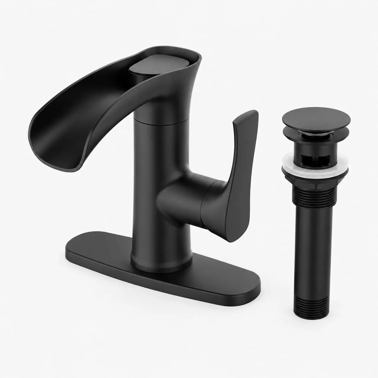 HiMISS Modern Waterfall Bathroom Faucet image 10