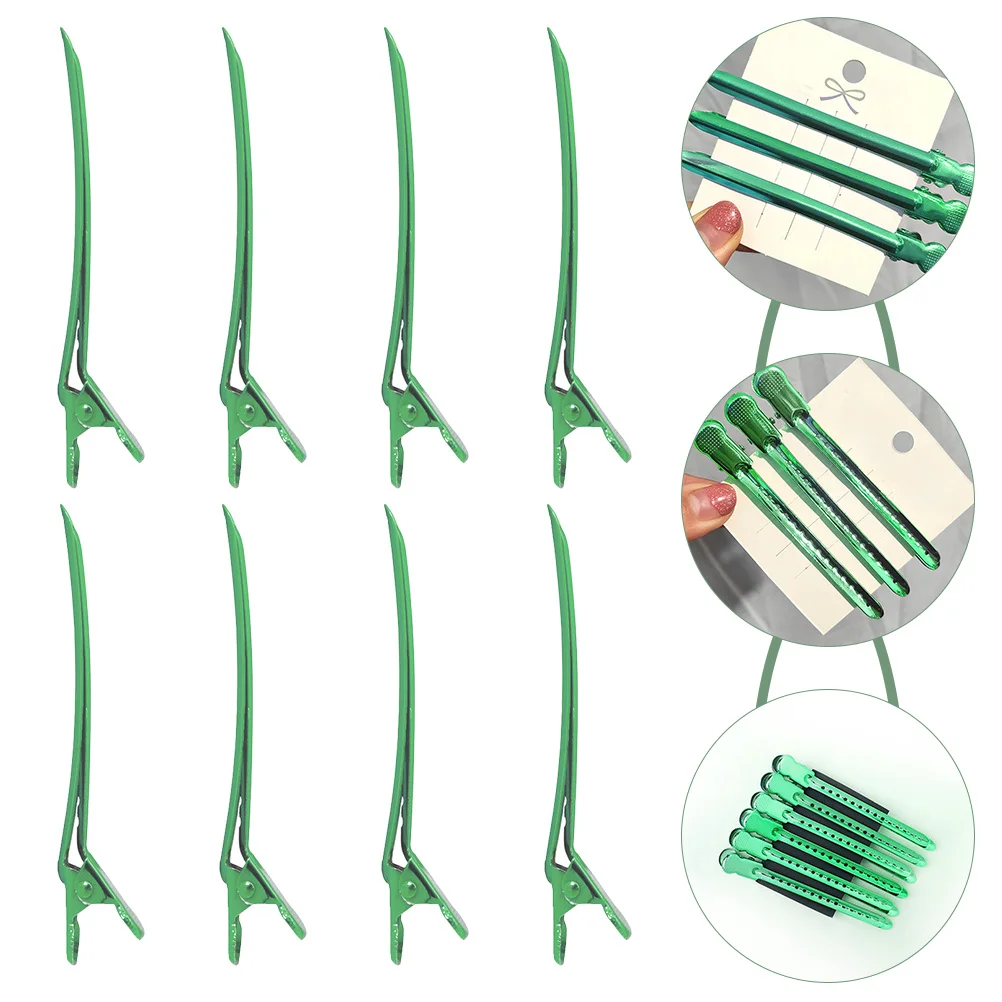 12Pcs Salon Hairpins Styling Sectioning Clips No Trace Barber Accessory Random Color Barber Hair Clips