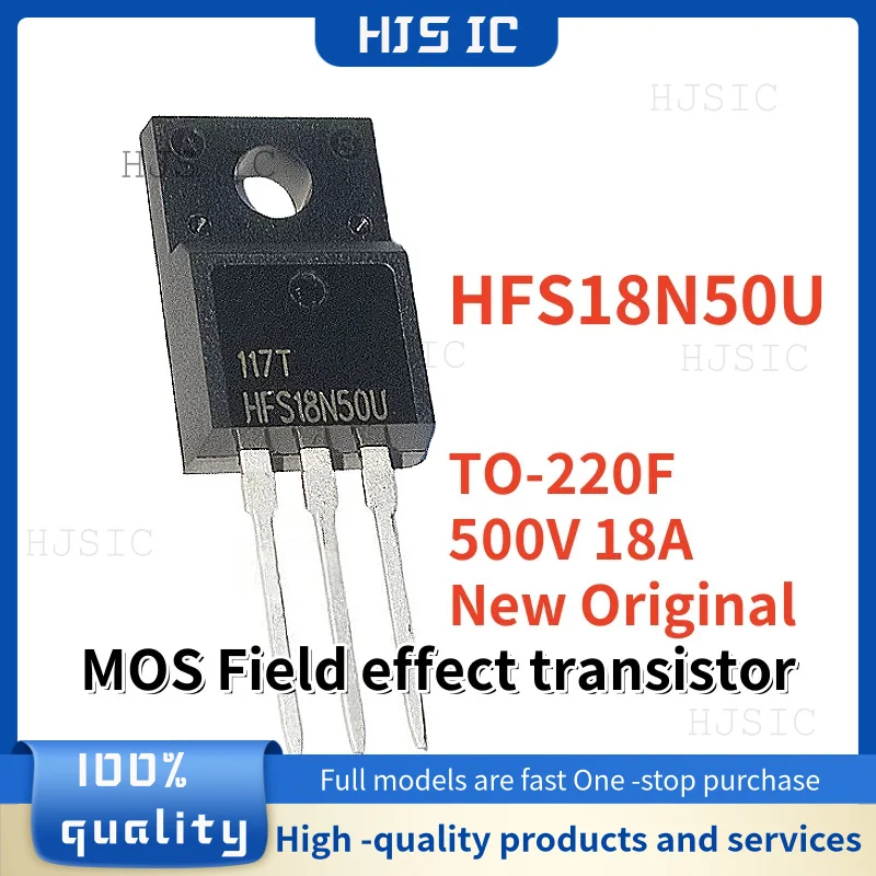 10PCS New Original HFS5N65S HFS7N60 HFS2N60S HFS8N60S HFS18N50U TO-220F MOS Field effect transistor In Stock