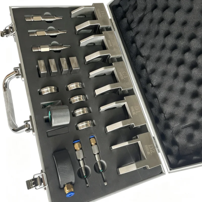 Common Rail Injector Clamp Repair Tool Kits Fuel Injector Adapters for Bosch Denso Cummins Diesel Injectors