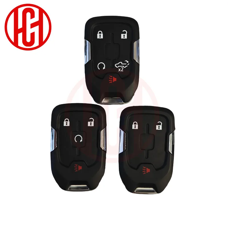 車のスマートリモートキーシェル FCCID: HYQ1AA HYQ1EA シボレー GMC 地形 GMC アカディア交換用キーケースロゴなし