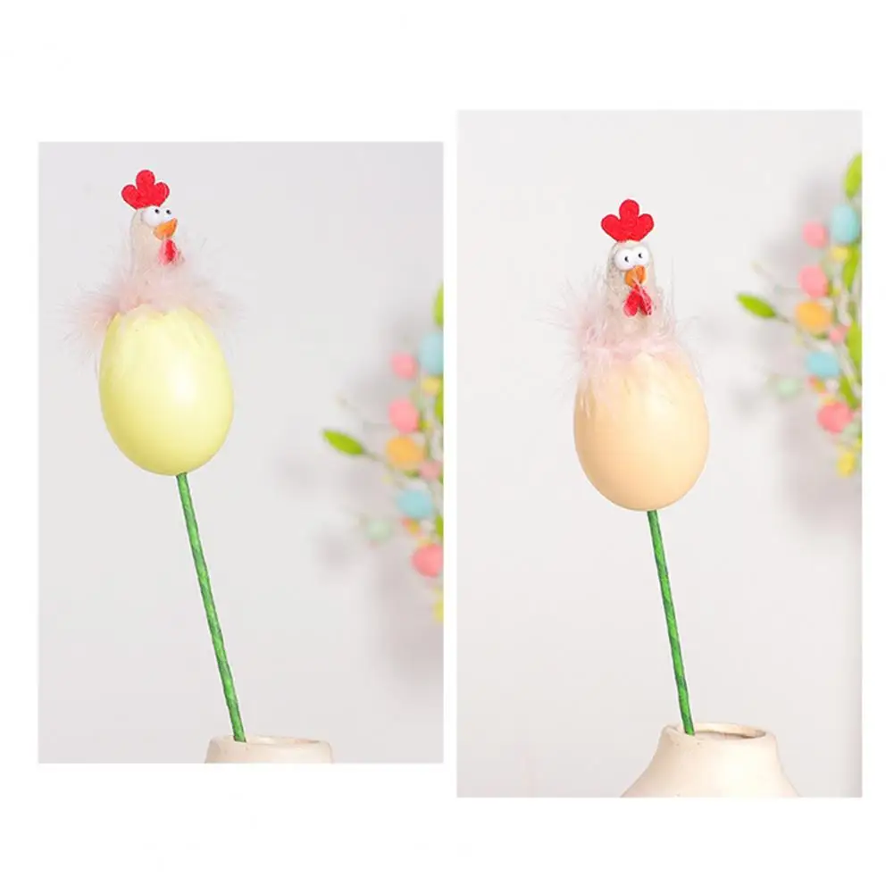 

Easter Table Centerpiece Spring Chicken Decor Plush Easter Chick Figurines for Spring Home Decor Farm Chicken Theme Party