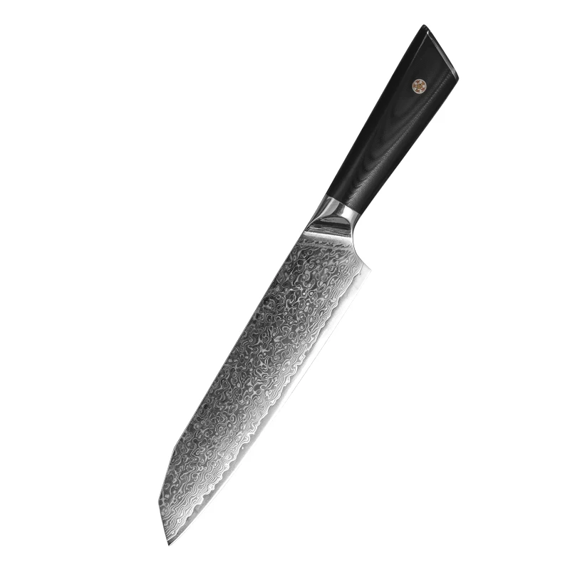 

7 Inch Santoku Knife 67-layers Damascus Steel Blade Chef Cleaver Meat Slicing Vegetables Japanese Kitchen Knives G10 Handle DTY