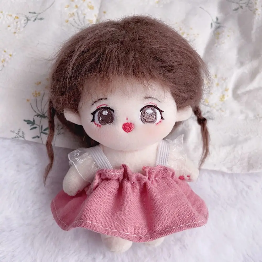 

Toy Accessories 10cm Doll Dress Suspender Doll Changing Cotton Doll Clothes Lace Skirt Cute Plush Toys Clothes Children Gift