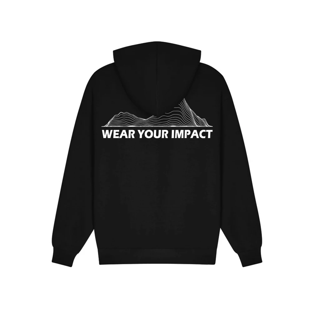 100% Cotton Casual, High Quality RAW- Hoodies for Men and Women Hoodies Brand WEAR YOUR IMPACT  [ SUSTAINABLE ]