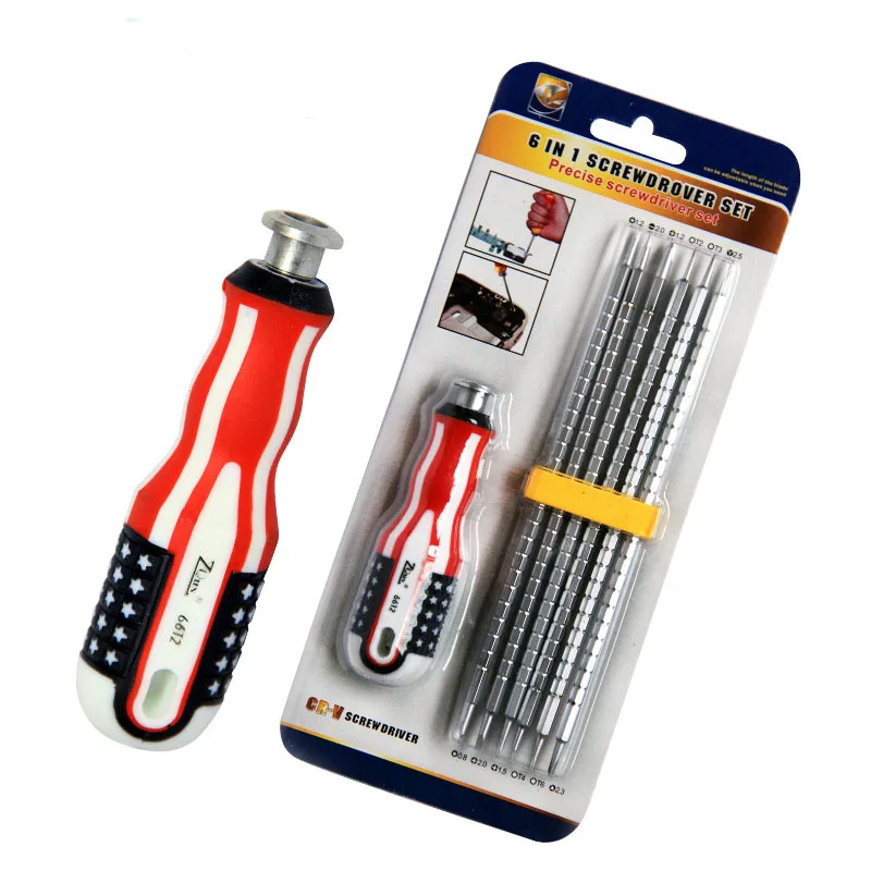 12 in 1 Magnetic Screwdriver Set Double Head Scalability Special-shaped Batch Head Screw Precision Insulated Hand Tool Safety