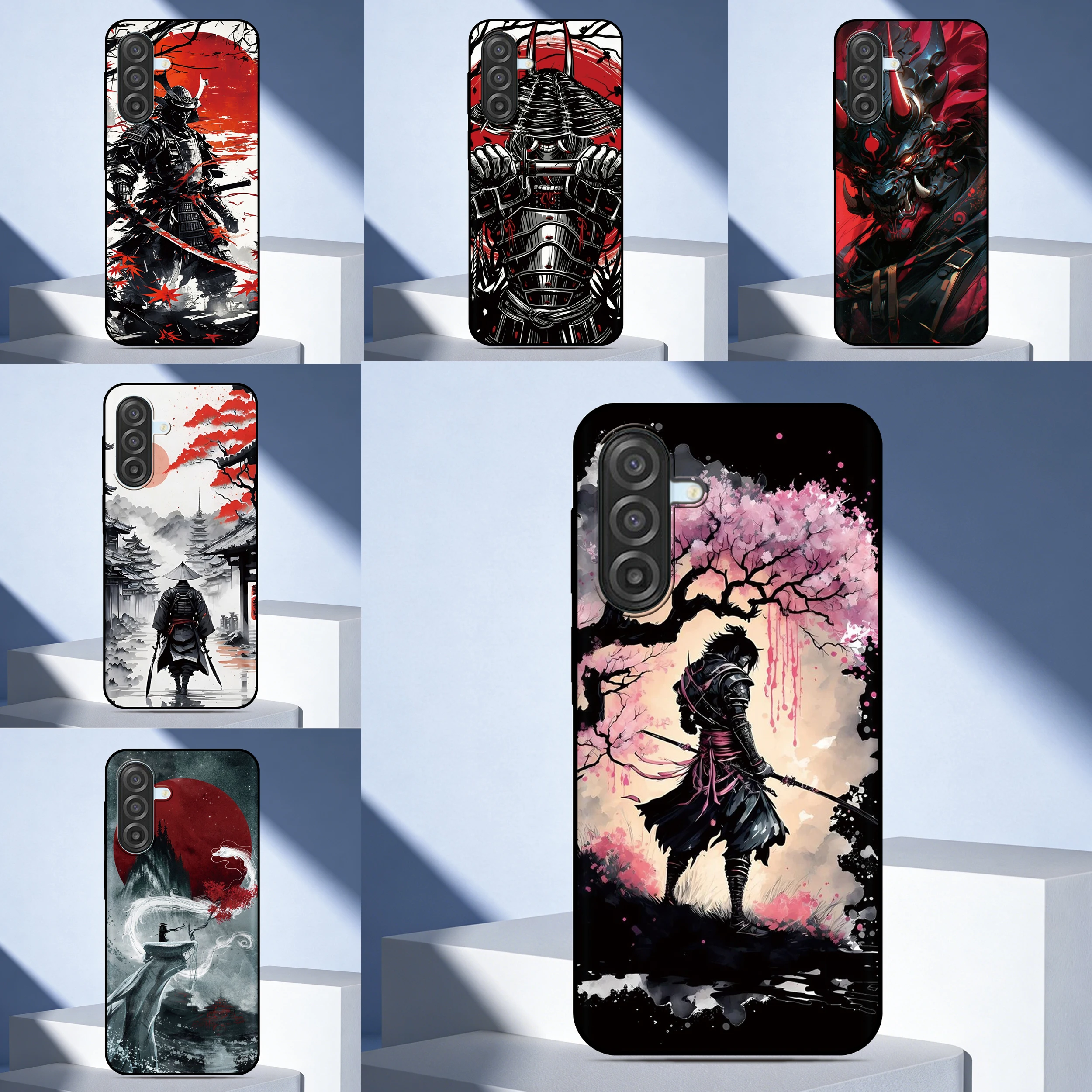 Funda de teléfono Samurai Ninja para LG Wing Velvet K40s K42 K52 K51 K51s Q60 Q6 Q7 G7 G6 G8X G8s V50 V60 ThinQ Stylo 5 6