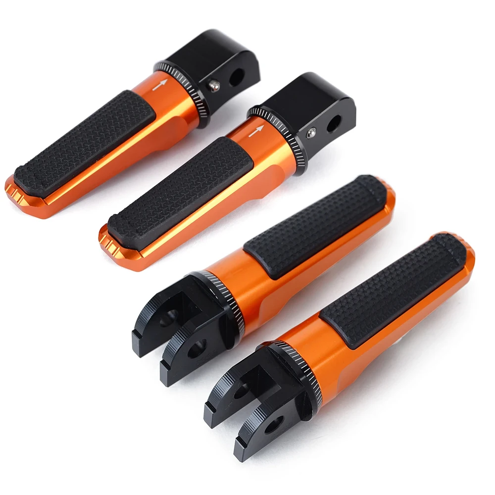 Front Rear Foot Pegs Footrests For K-TM Duke 125 2011-2021 Duke 390 2017-2021 Duke125 Duke390