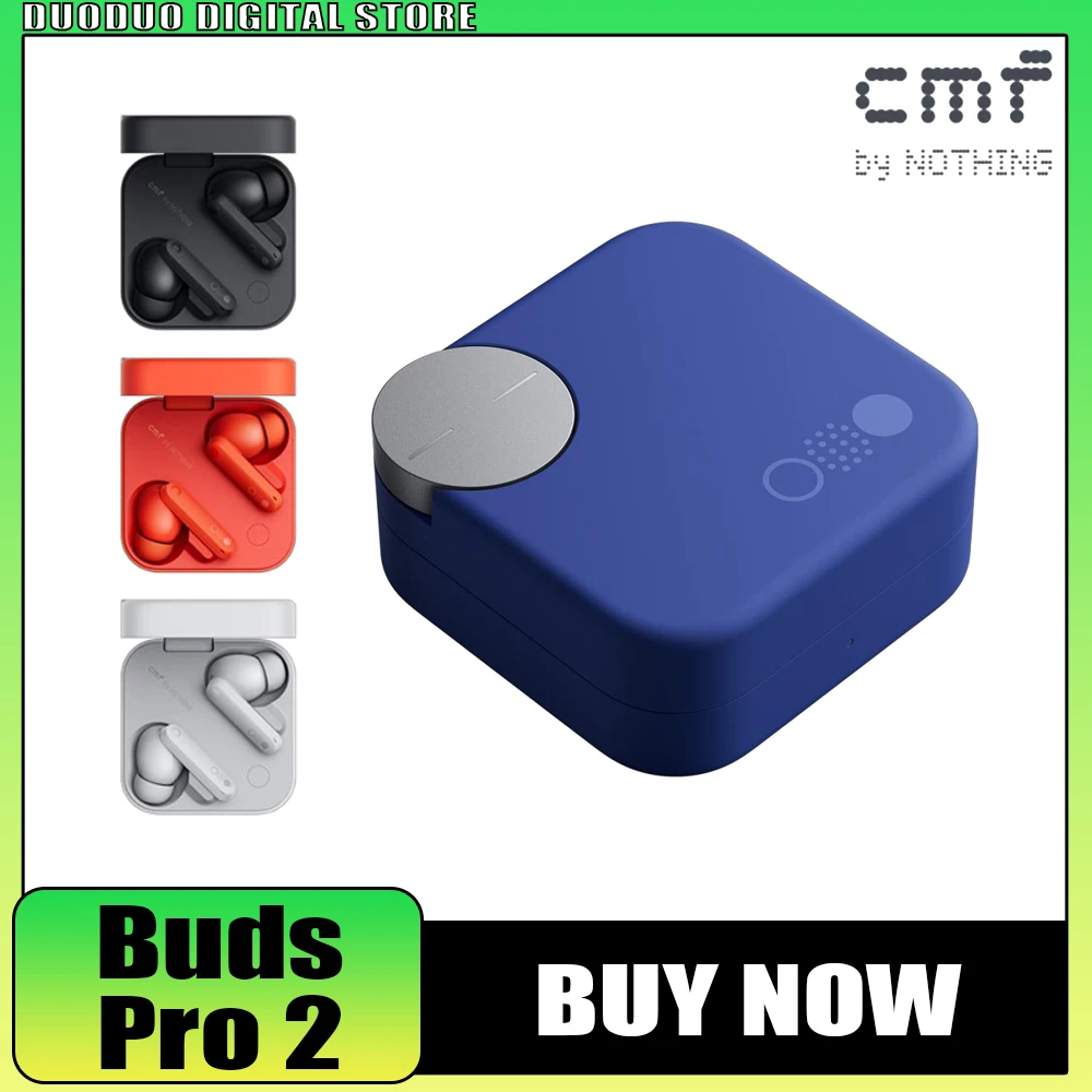 CMF by NOTHING BUDS PRO 2 Wirless Earphones High Sound Quality Active Noise Cancellation HI-RES Sport Waterproof Earbud Earphone