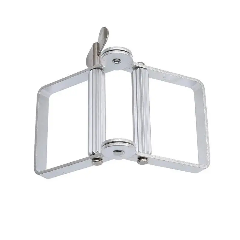 Heißer Silber Aluminium Manuelle Zahnpasta Spender Zahnpasta Rohr Squeezer Zubehör Haar Farbe Farbstoff Roll Quetschen Werkzeuge