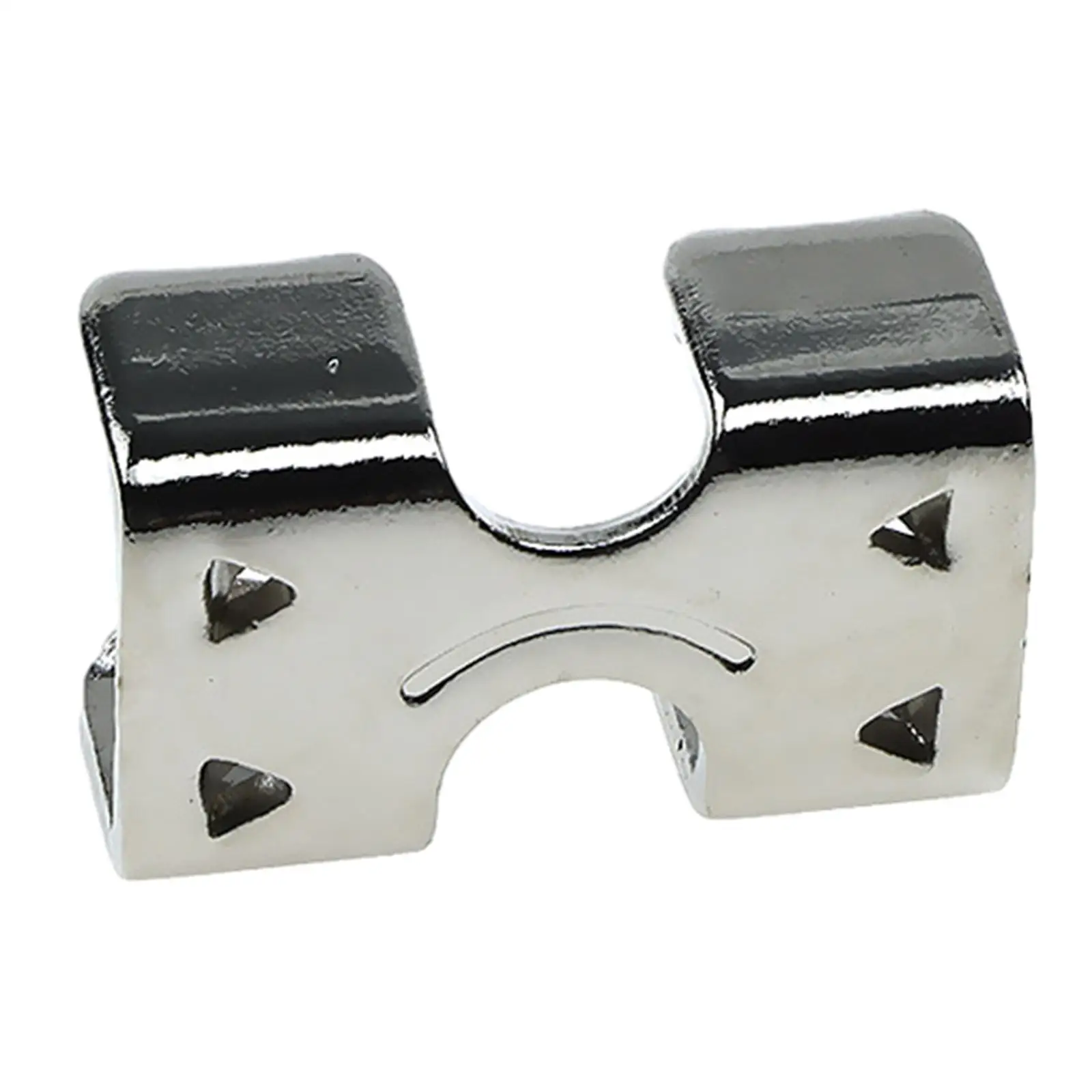 Double Rope Loop Clamp Lightweight Durable Fastener String Sturdy Metal Clip
