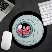 Anime-Dragon-Ball Small Round Speed Version Game Computer Keyboard Office Table Mat PC Laptop Mouse Mat Desktop Mat