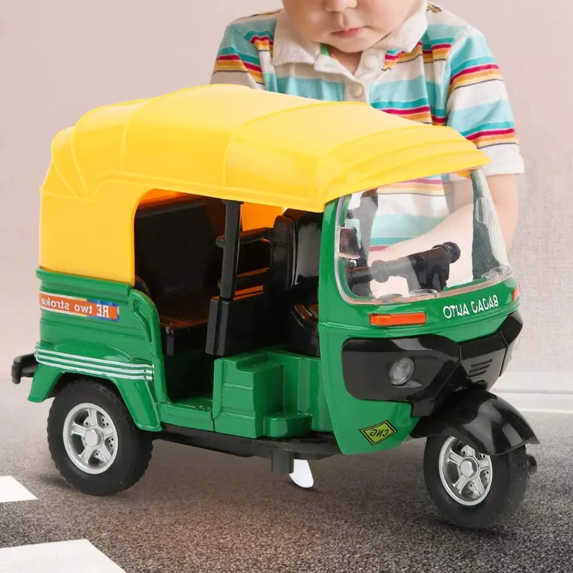 1:14 삼륜차 모델 합금 소리와 빛이 있는 후진 자동차 모델 장난감 오토바이 모델 장난감 자동차 어린이 선물 수집용