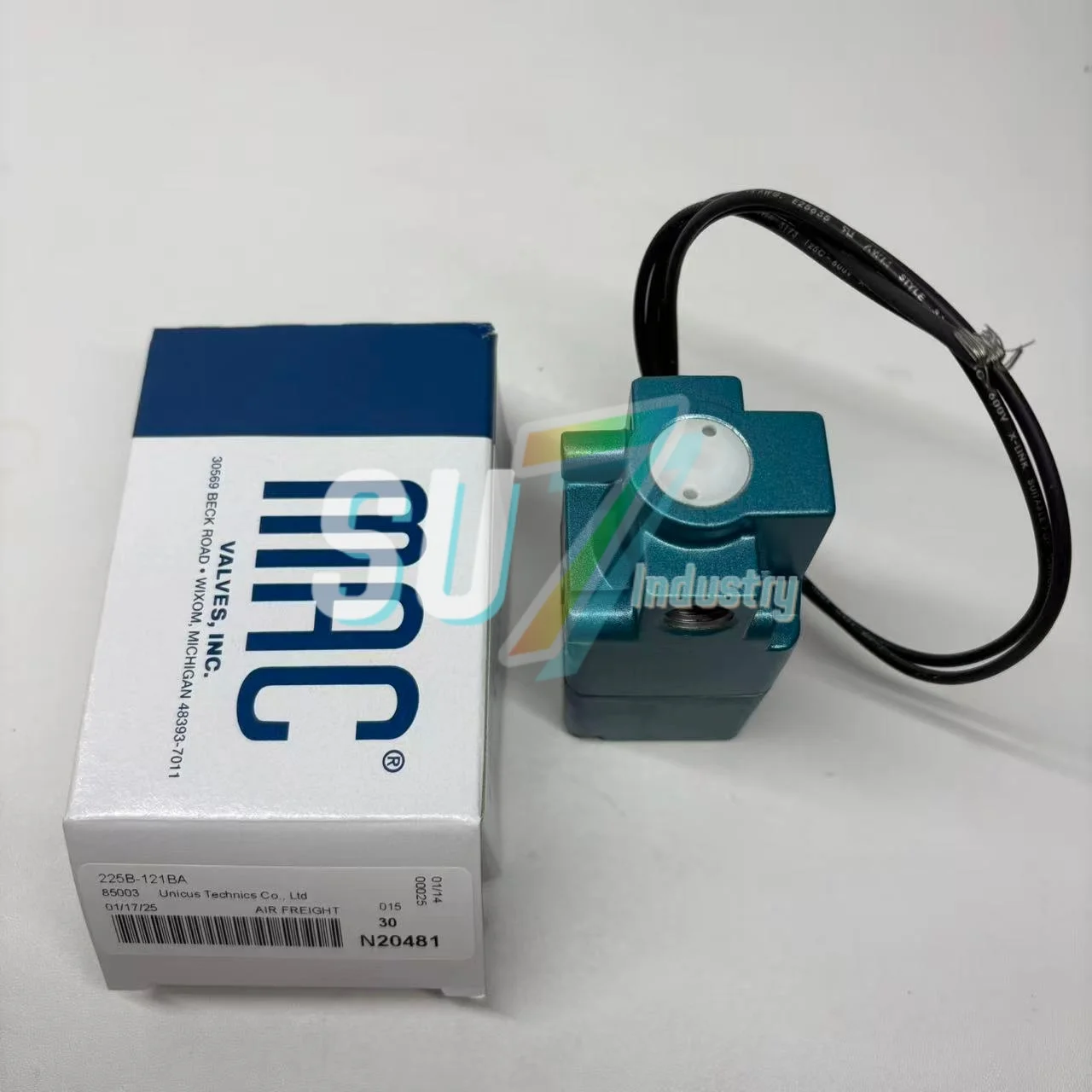 Novo em estoque válvula solenóide 225B-121BA 225B-121BAAA