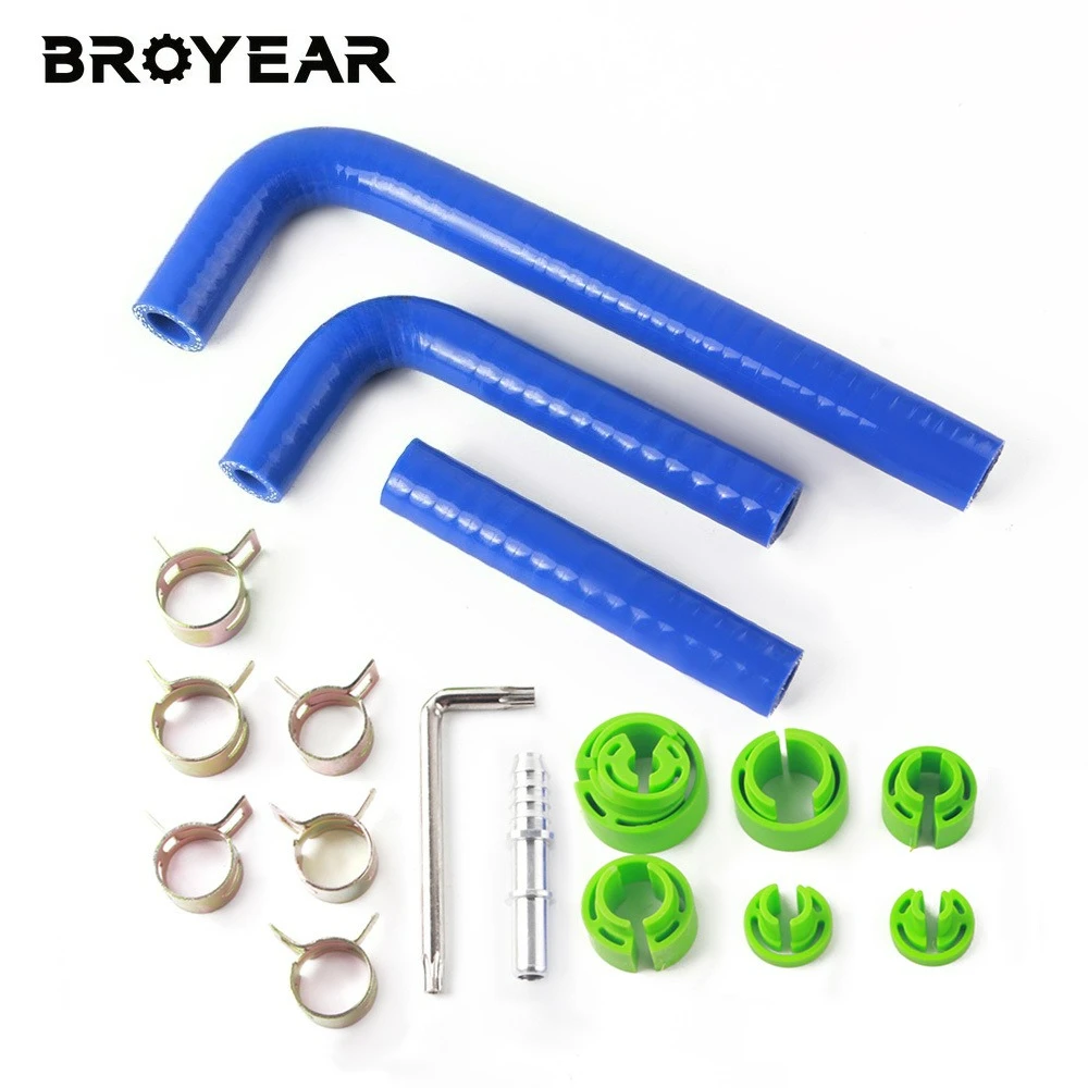 

Broyear, высококачественные обновленные комплекты силиконовых шлангов PCV для вентиляции картера, трубка PCV для Buick Cadillac Chevrolet 12673868