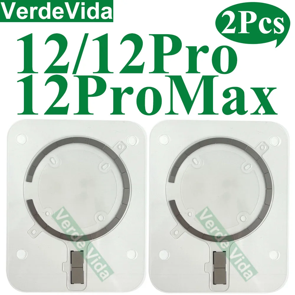 2 pçs sem fio nfc carregamento ímã magsafe para iphone 13 pro max 15 16 14 plus 12 mini nfc magnético magsafe ímã círculo anel
