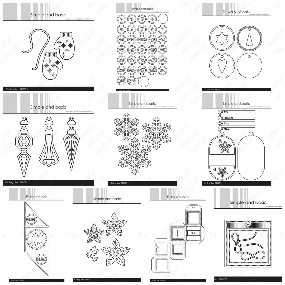 

Christmas Star Windmill Envelope Metal Cutting Die Scrapbook Embossed Paper Card Album Craft Template Cut Die Stencils New