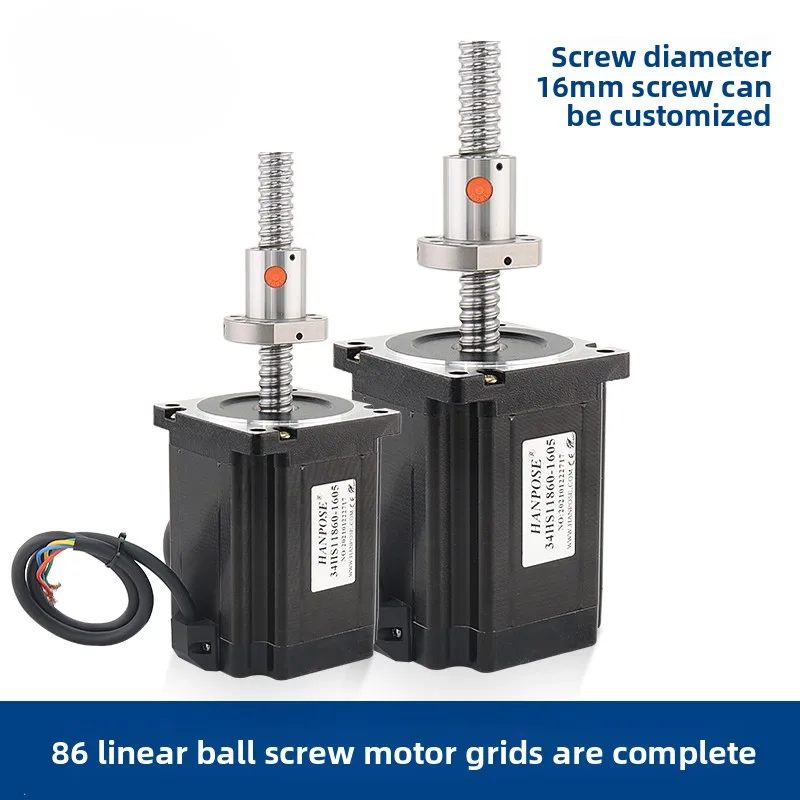 

86 ball screw linear motion stepper motor combination high torque high speed 1605 nut 3D printer