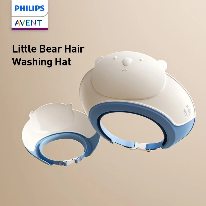 Avent Baby Shower Cap Waterproof Shampoo Cap For Children Adjustable Shower Bath Protection Cap Suitable For 6 Months Above
