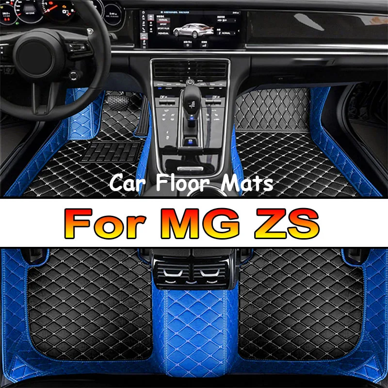 Non-hybrid Car Mats For MG ZS ZX ZST Astor ZS11 Crossover 2018~2022 Waterproof Floor Push Button handbrake Accessories