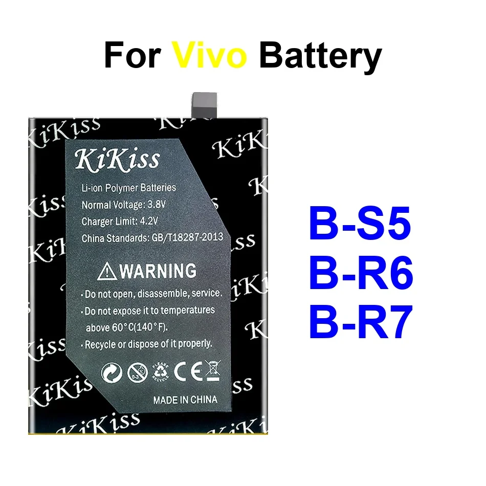 

Mobile Phone Battery Long Lasting B-S5 B-R6 B-R7 4900-5000Mah For Vivo Iqoo 855 X70 Pro Plus