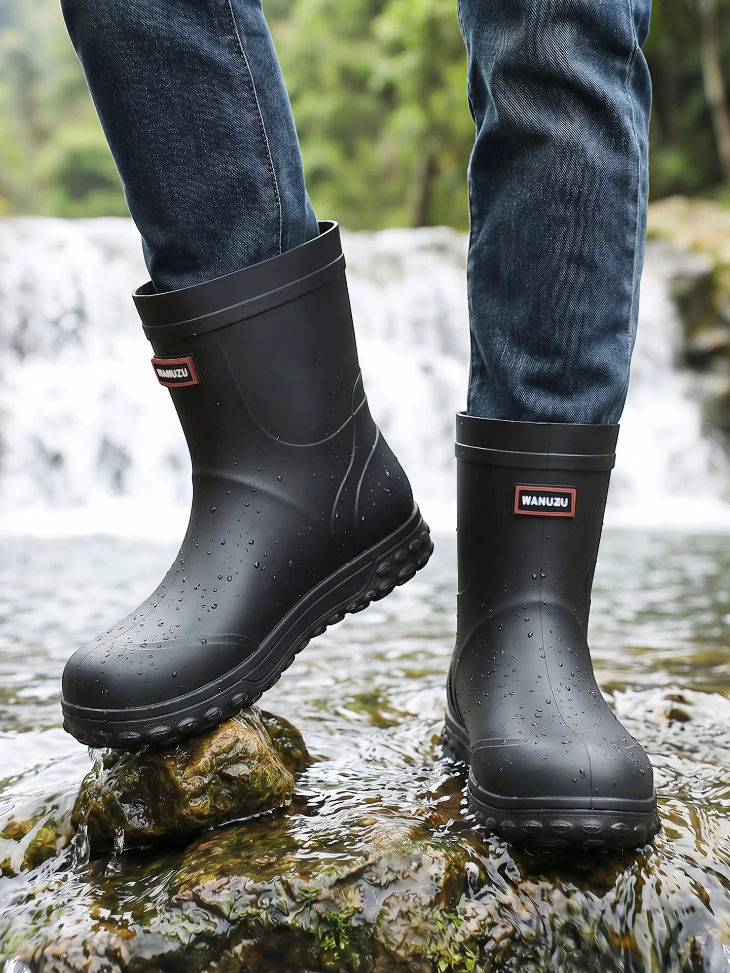 Fishing Boots - Bottes de travail imperméables mi-mollet pour