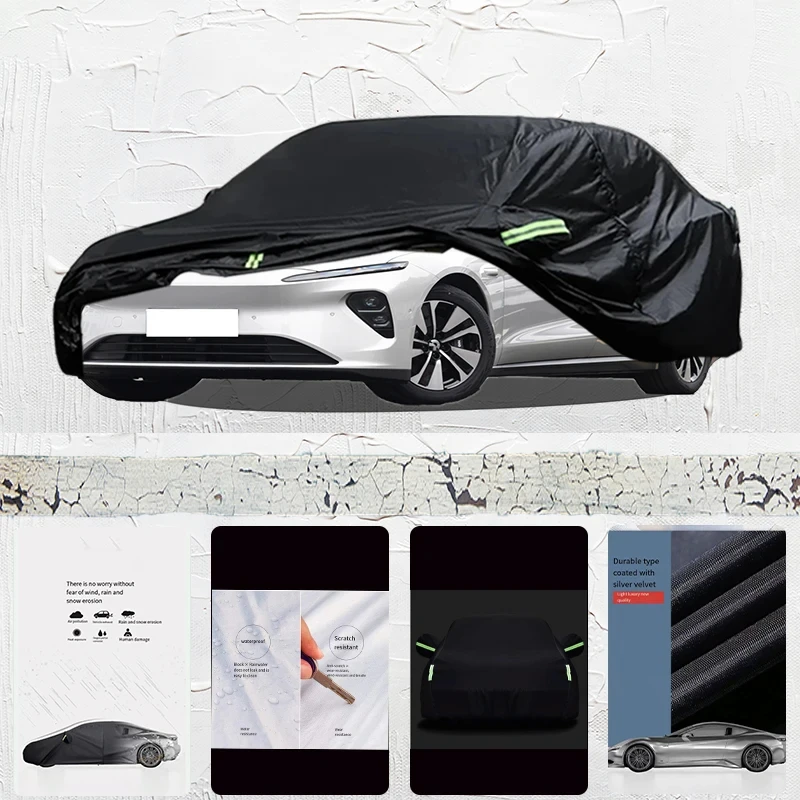 

For-Nio-ET7-Anti-UV-Sun-Shade-Rain-Snow-Resistant-Black-Cover-Dustproof-Car-umbrella-Full