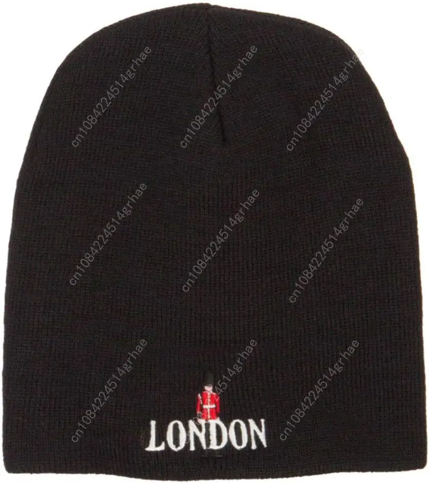 e4Hats.com London Queen Guard bestickte gestrickte kurze Mütze