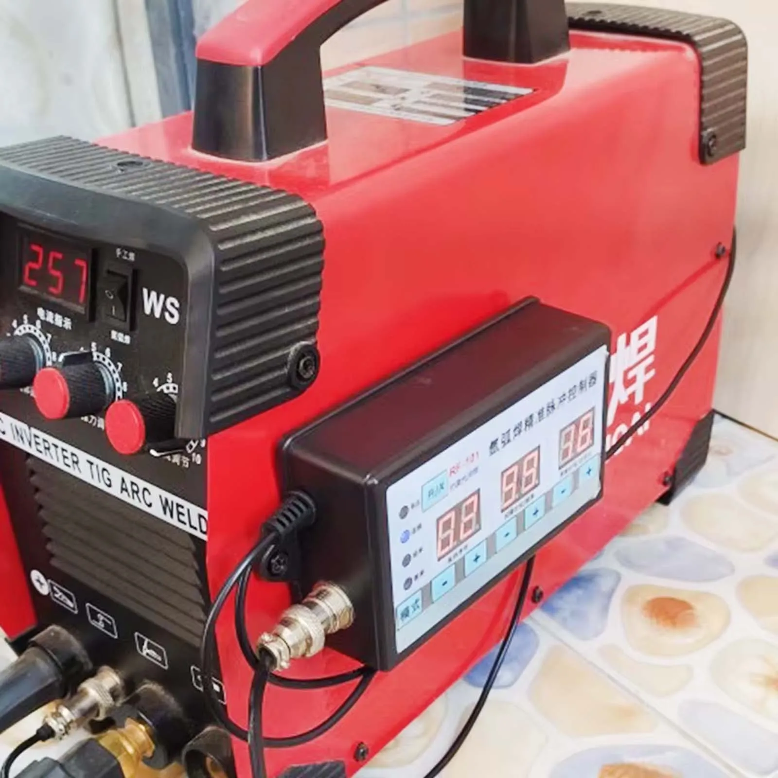 

TIG Welding Machine to Cold Welder Controller Argon Arc Welding Pulse Controller Cold Welder Conversion with 2T/4T Function