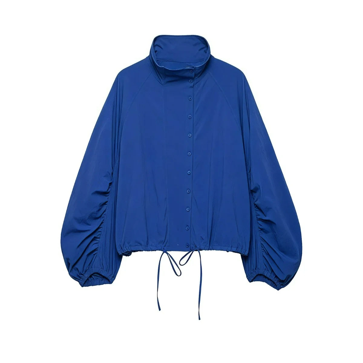 KONDALA Vintage Casual Chic Damenjacke Stehkragen Einreihige Lose Jacke Mode 2026 Herbst Y2K Mädchen Urlaubsjacke – Detail 8